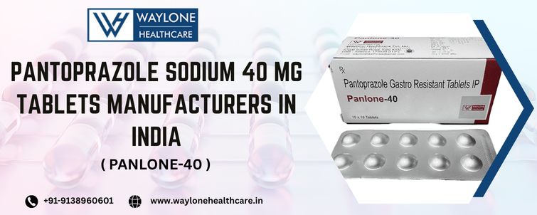 Pantoprazole Sodium 40 mg Tablets Manufacturers in India