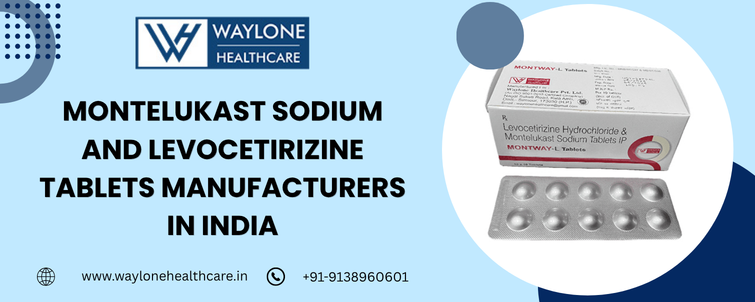 Montelukast Sodium and Levocetirizine Tablets Manufacturers in India